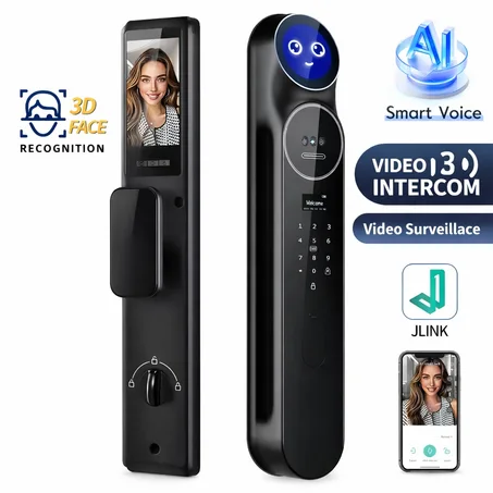 Y 10 – Serrure de Porte Intelligente Biométrique 3D