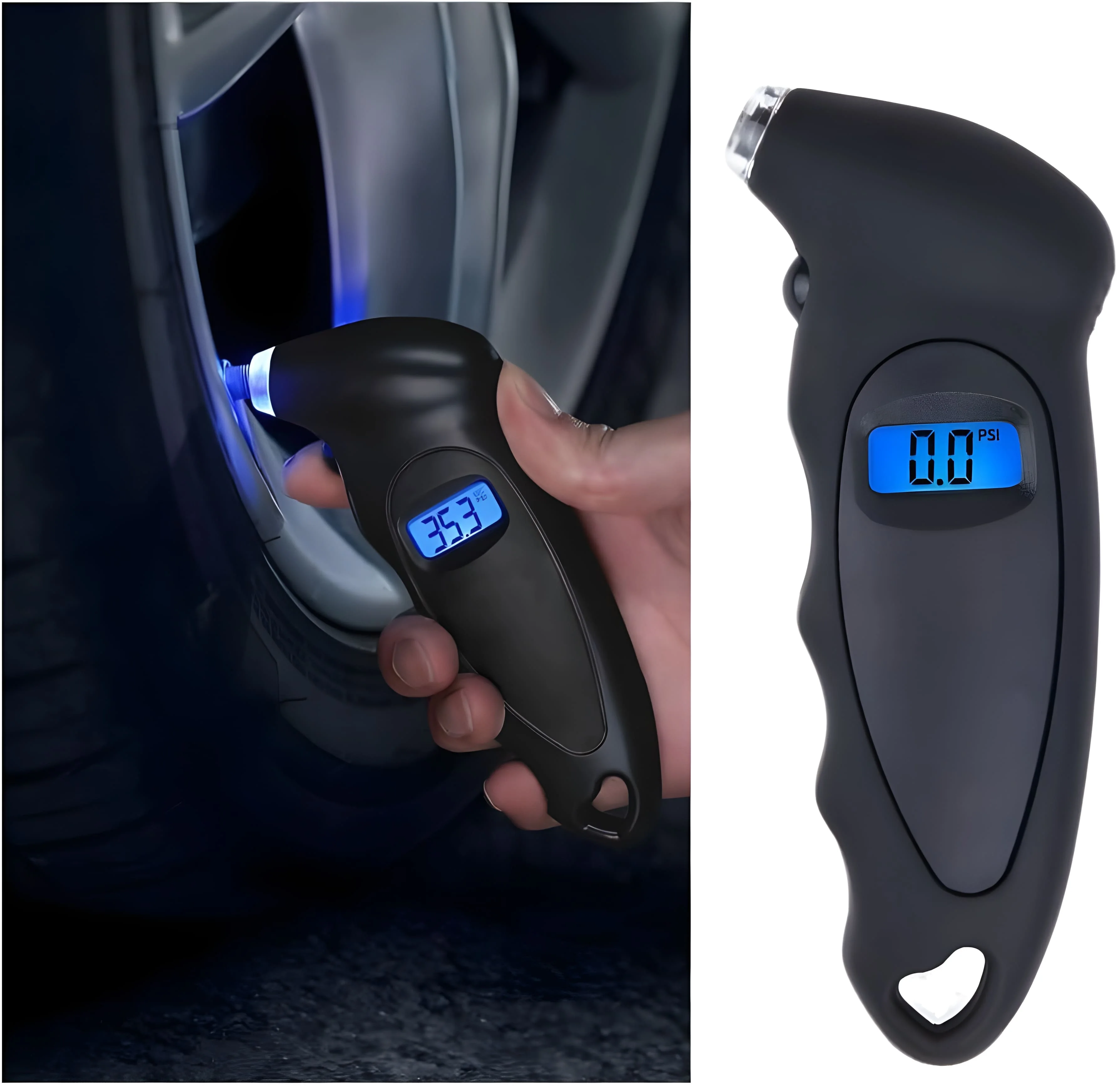 Manomètre digital de pression des pneus 150PSI