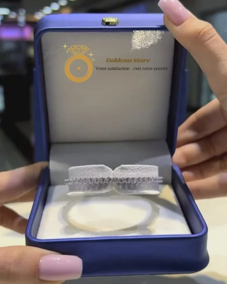 Bracelet en GR pièrres de diamands avec boite luxueuse 🇫🇷