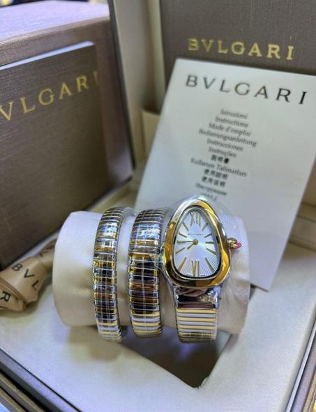 BVLGARI SER PENTI TUBO TWO TONE 3 SPIRAL