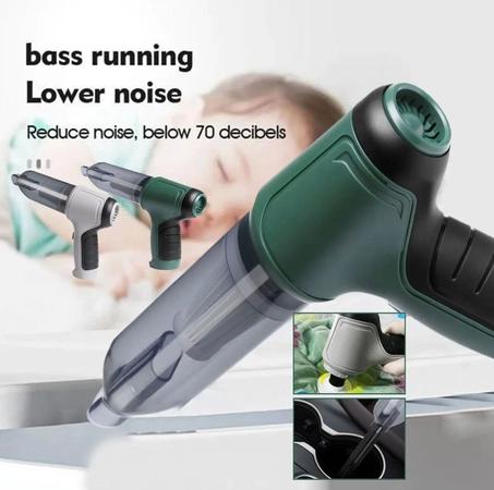 Mini Aspirateur Portable Sans Fil Avec Lumière LED