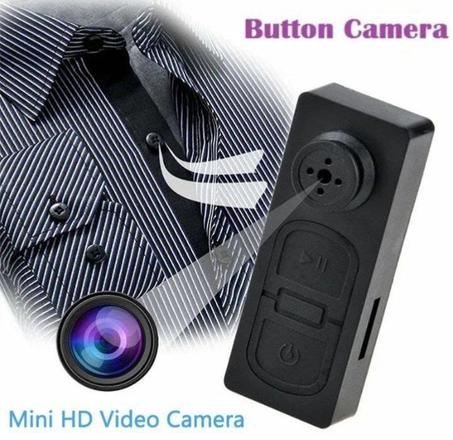 720P HD T-Shirt Bouton Mini Caméra Enregistreur Audio Vidéo Extérieur