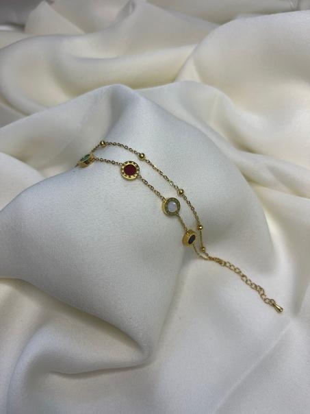 Gourmette multi couleur