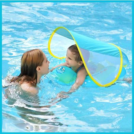 أفضل عوامة للرضع من 3 أشهر إلى 24 شهر بمظلة وحزام