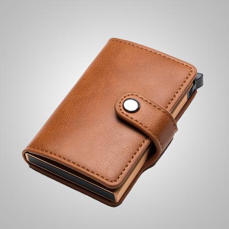 محفظة الجلد الأنيقة للرجال