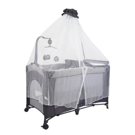 LIT PARC CODODO CONFORT GRIS – MON BÉBÉ