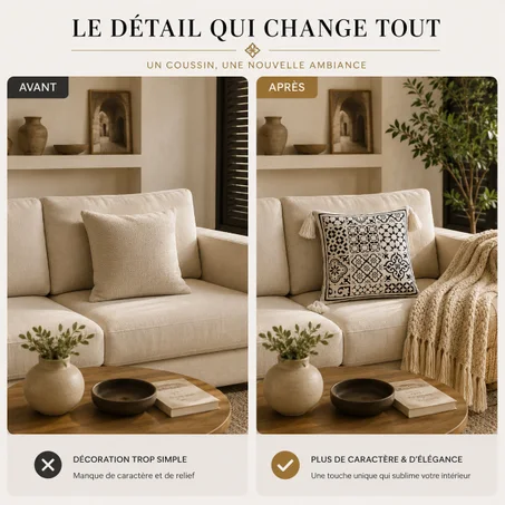 coussin mosaiic