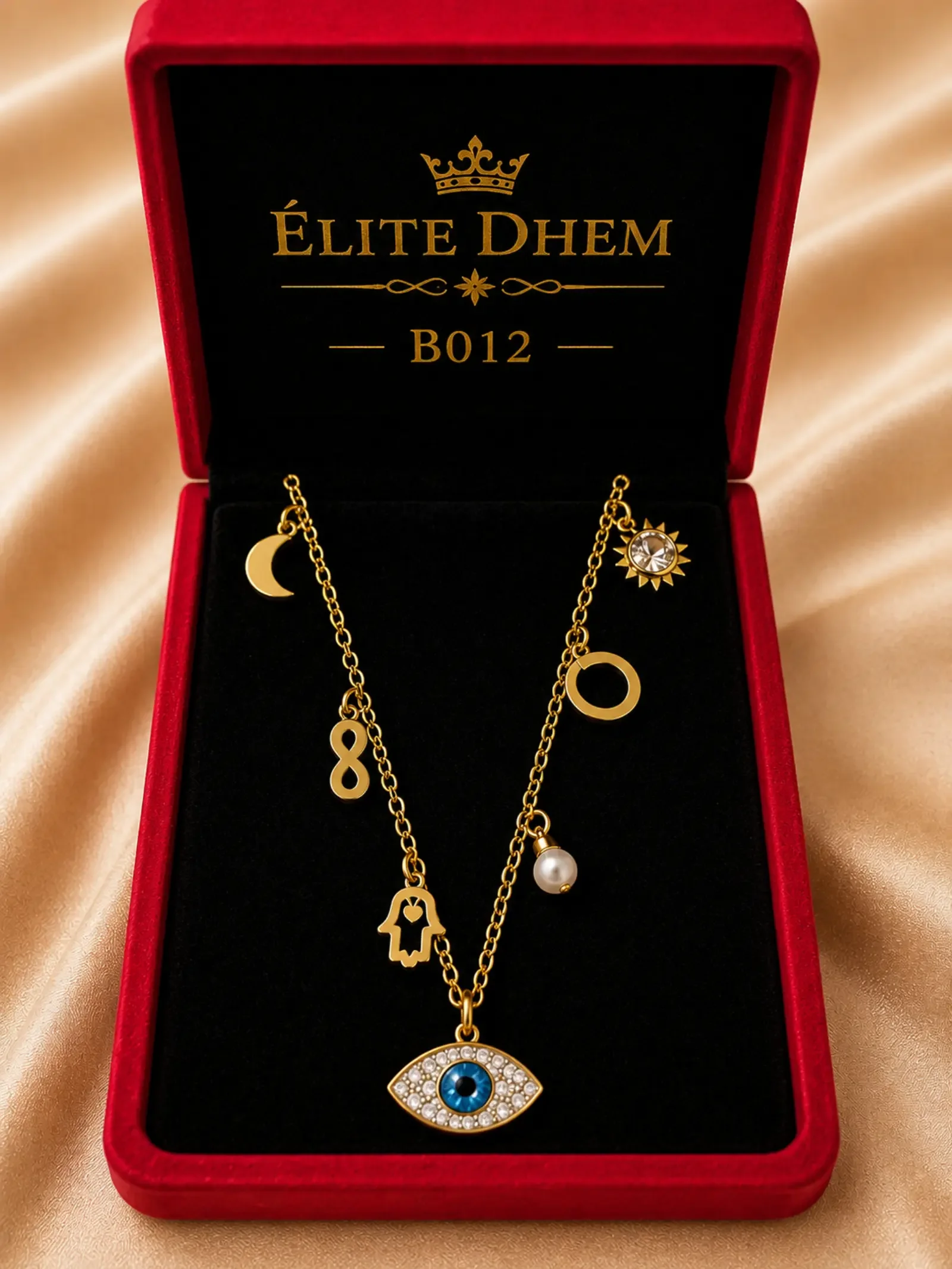 💎 Collier Œil Protecteur Premium