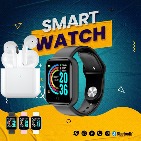 smart watch+ airpods pro
