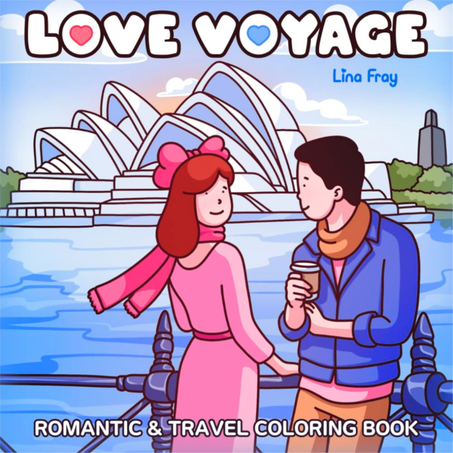 Love Voyage  Coloring Book