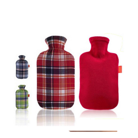 كيس حراري مطاطي مع غطاء  للتدفئة  BOUILLOTTE EN CAOUTCHOUC AVEC HOUSSE