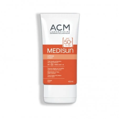 ACM MEDISUN ECRAN SOLAIRE SPF 50+ | peau sèche invisible 40ml