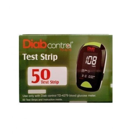 BANDELETTE DIAB CONTROL 50-TEST STRIP