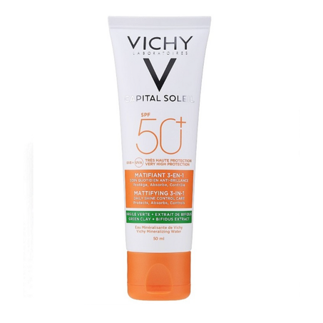 واقي شمس للبشرة  المختلطة +VICHY CREME SOLAIRE MATIFIANT SPF50