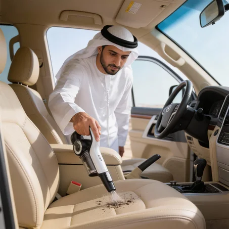 مكنسة كهربائية لا سلكية بقوة شفط جباره