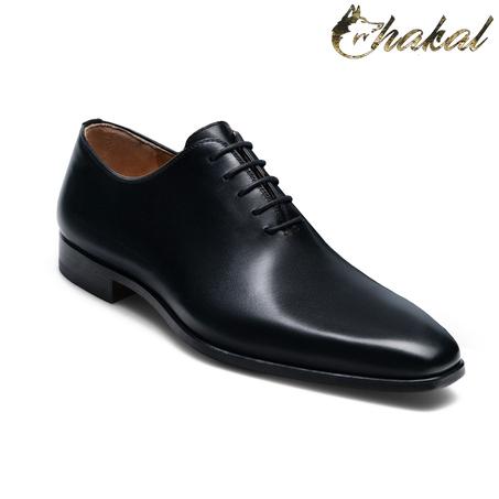 GATSO Richelieu Noire en Cuir de Veau 100%