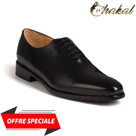 Chaussures de Ville Gatso Noires en Cuir
