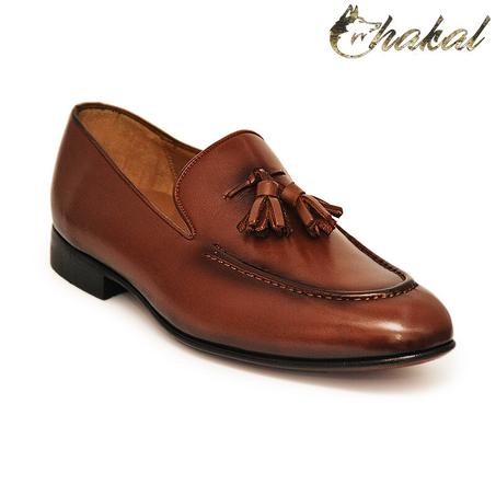 Chaussure Mocassin Mugel Tabac en Cuir