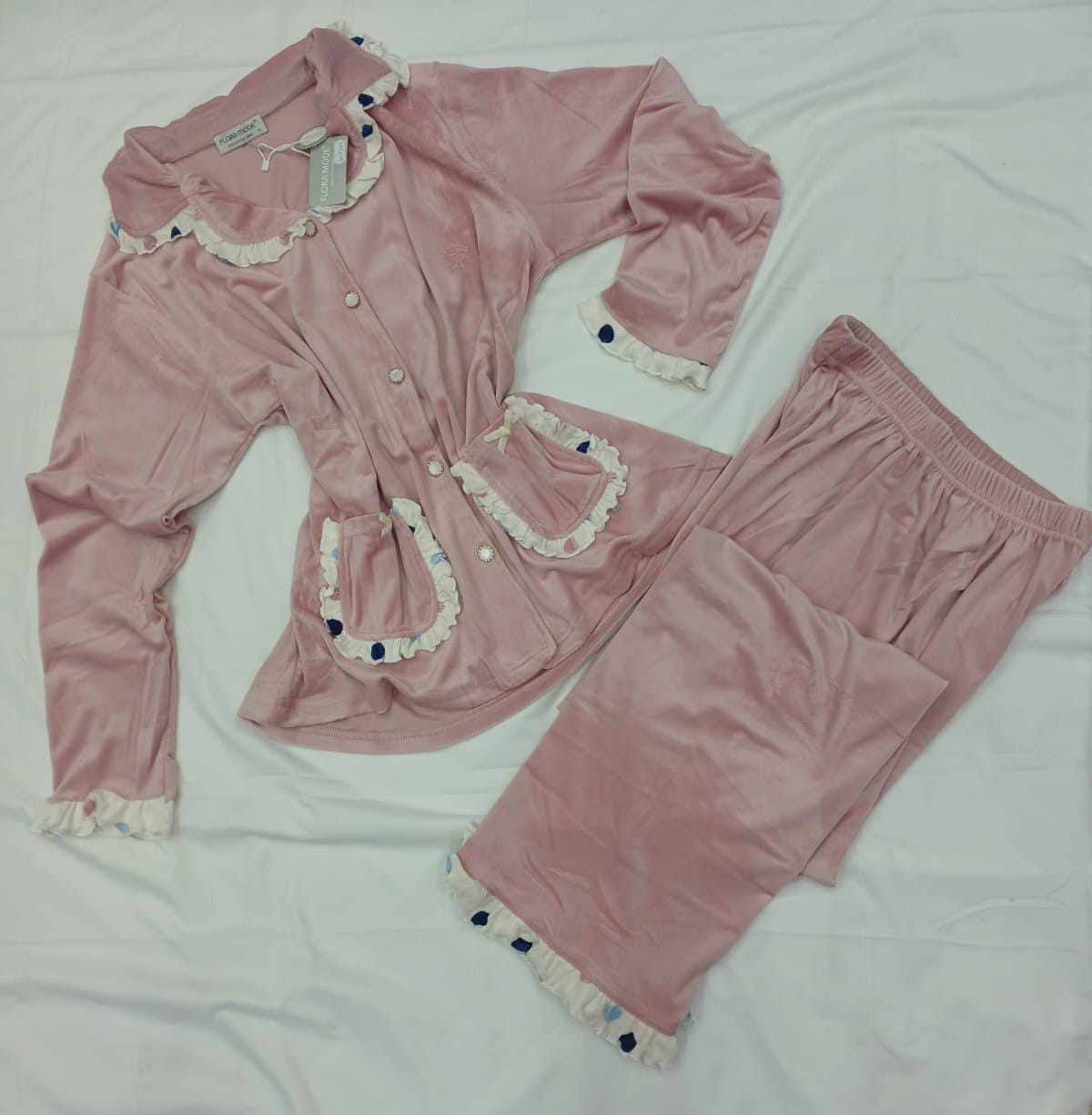 pyjama 2 pièces en velours