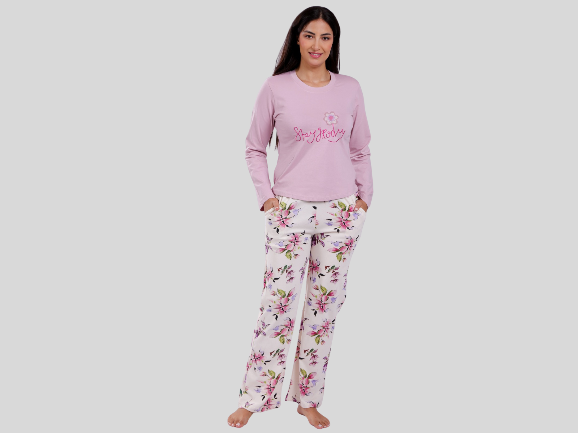 pyjamas 2 pièces avec des poches