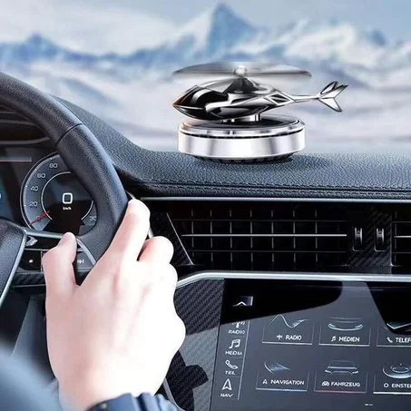 عطر سيارة بشكل مروحية دوّارة