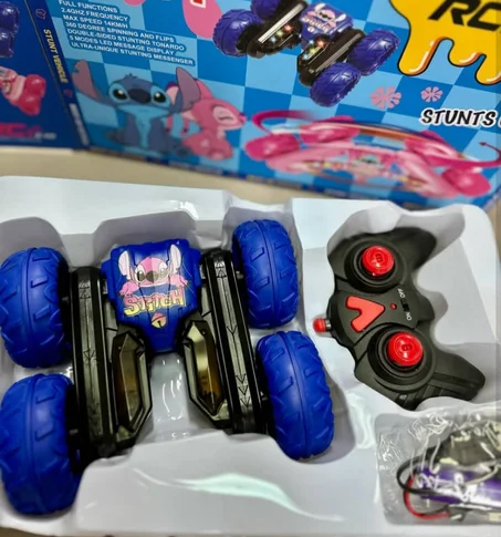 Voiture Stunt Télécommandée Stitch !