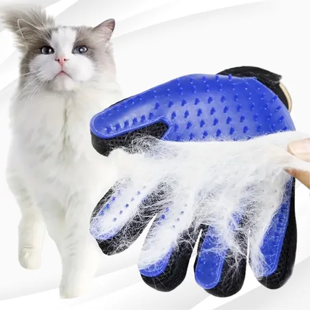 قفازات لإزالة شعر الحيوانات الأليفة