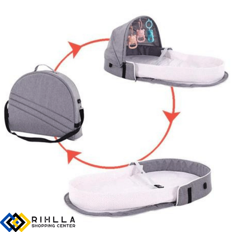 سرير الأطفال المحمول- قابل للطي