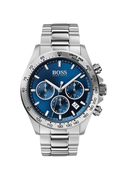 HUGO BOSS Sportivo Black Dial Blue Strap Chronograph