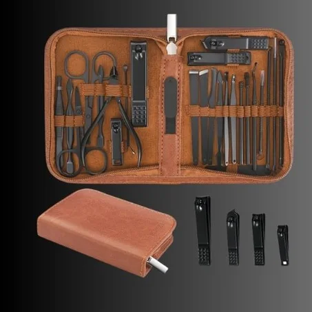 مجموعة أدوات تقليم وبرد وقص الأظافر الاحترافية