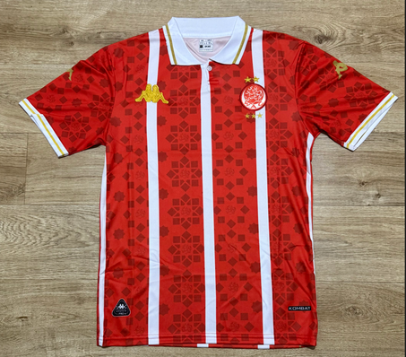 قميص WYDAD ATHLETIC  🔴 ⚪ 25/26 باللون الأحمر والأبيض