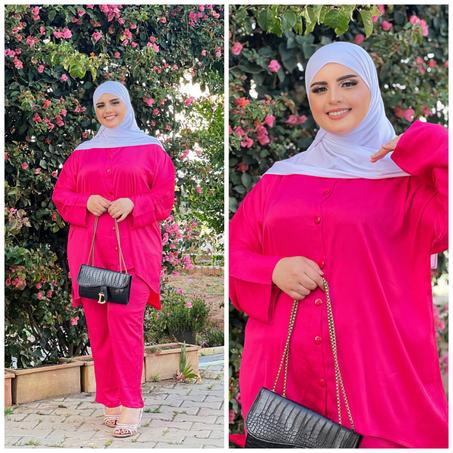 🔥 أونصمبل صيفي أنيق للمحجبات والغير المحجباات 🔥