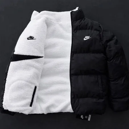 🔥 جاكيط شتوية – ستايل Nike – دوبل فاس