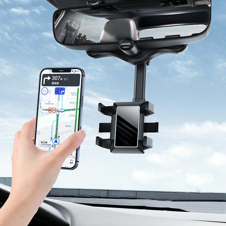 Support de Téléphone pour Voiture– Fixation sur Rétroviseur