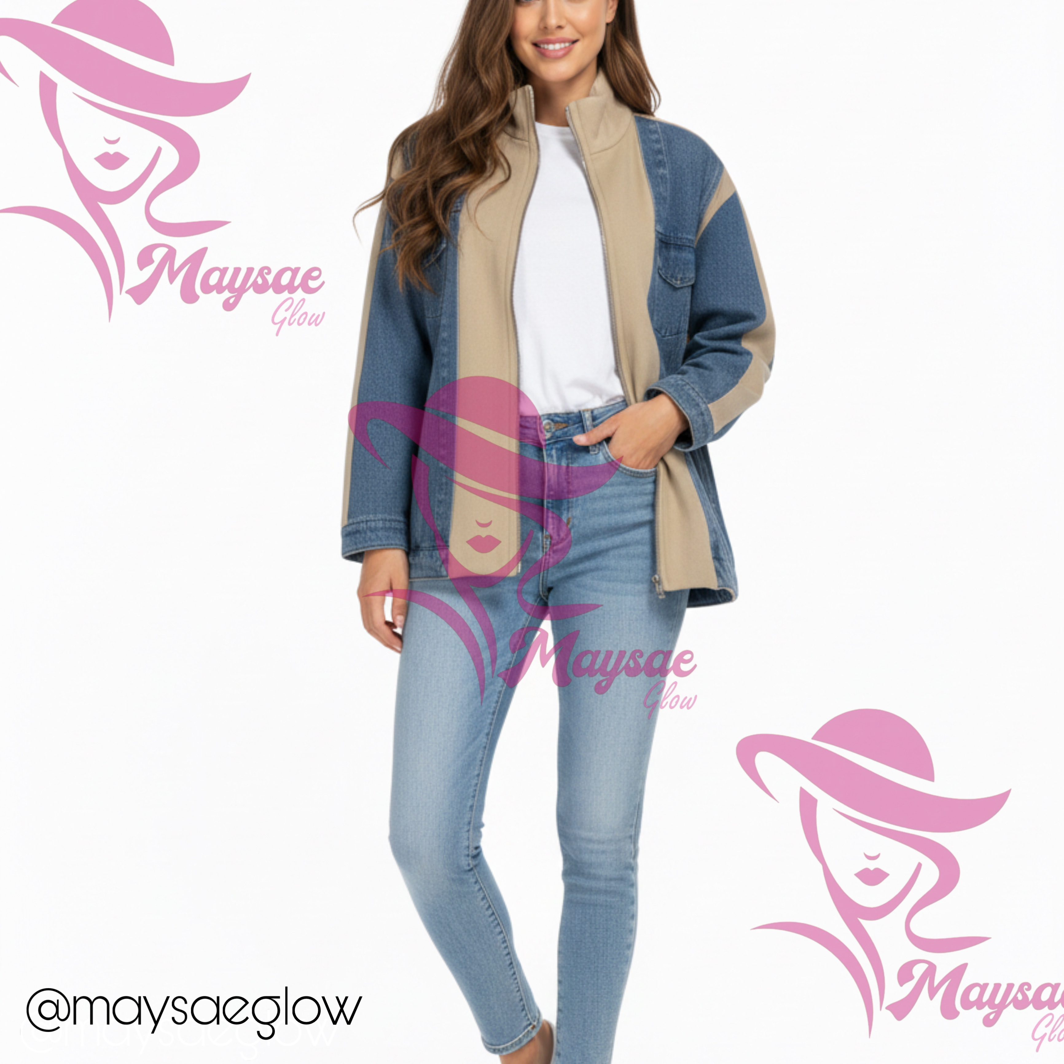 Veste en jean chic