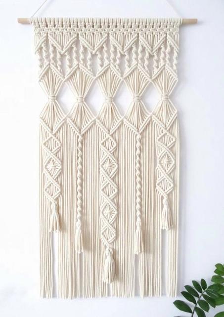 Rideau macramé  fait main