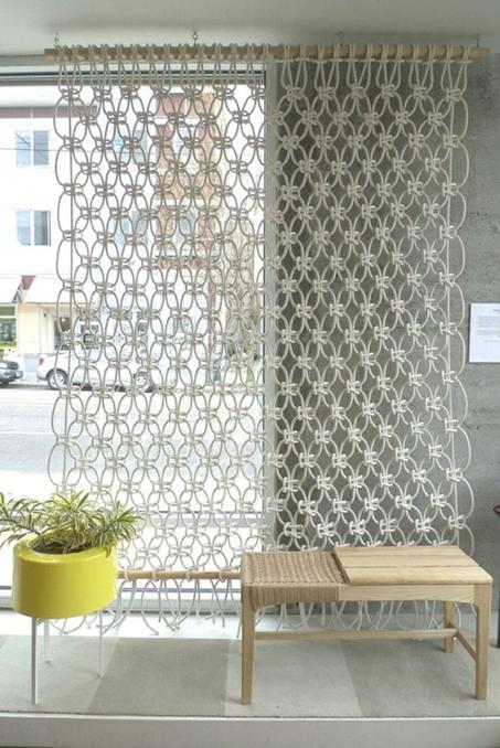 Diviseur en macramé