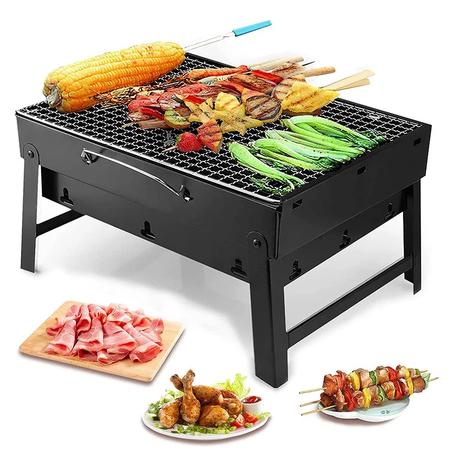 شواية فحم محمولة + هدية مجانية