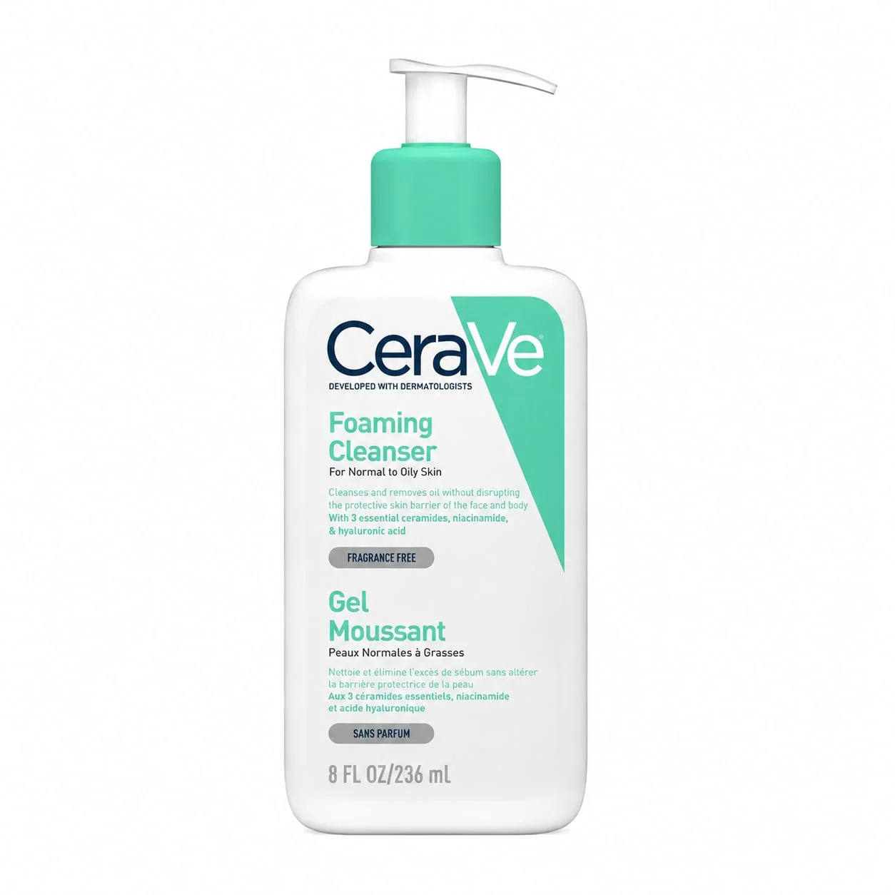 CeraVe Gel Moussant Peaux Normales à Grasses | غسول سيرافي الرغوي للبشرة العادية إلى الدهنية