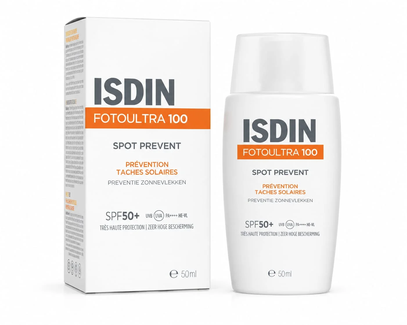 ISDIN FotoUltra SPF50+ 50ml – واقي شمس للحماية من التصبغات والبقع