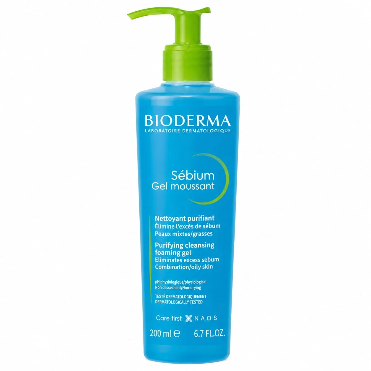 مجموعة BIODERMA الأصلية لتنظيف البشرة – Sensibio & Sébium Gel Moussant | 200 مل