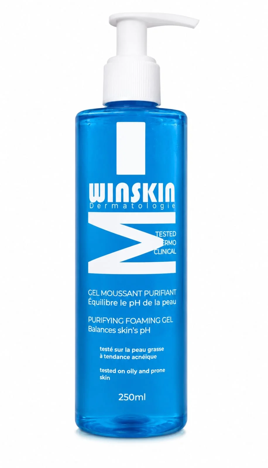 مجموعة Winskin Dermatologie – جل تنظيف رغوي للبشرة الدهنية والبشرة الجافة والحساسة