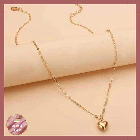 collier simple coeur