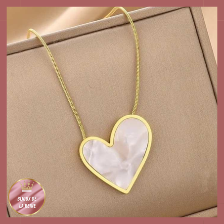 Collier breloque cœur