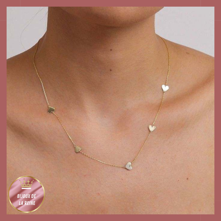 Collier perle de cœur