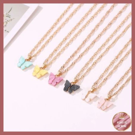 collier papillon