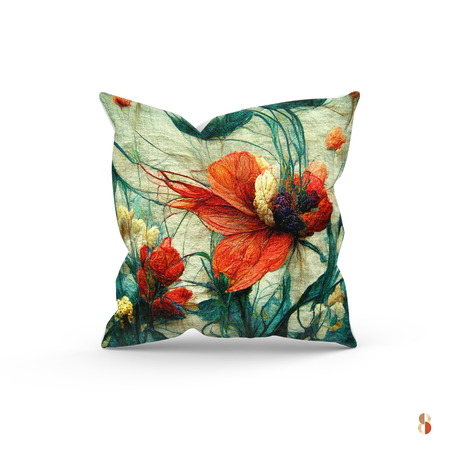 Coussin en Velour Amazonia