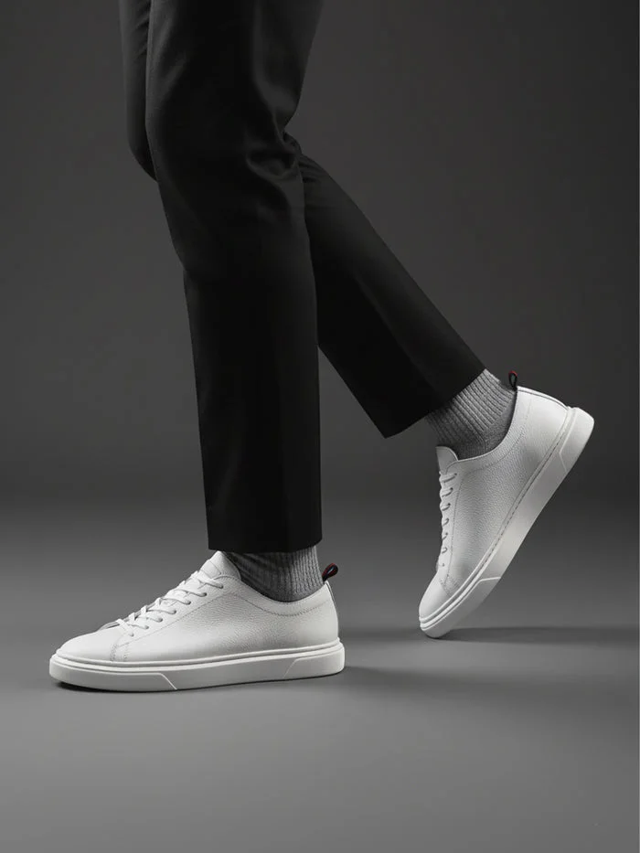 Baskets Basses en cuir vega