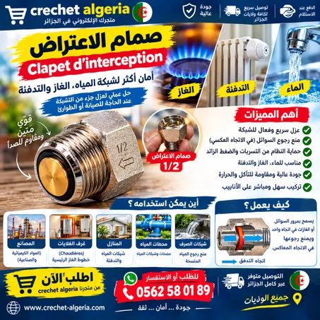 x2 clapet d'interception