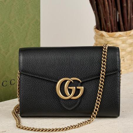 شنطة قوتشي كتف راقية اسود